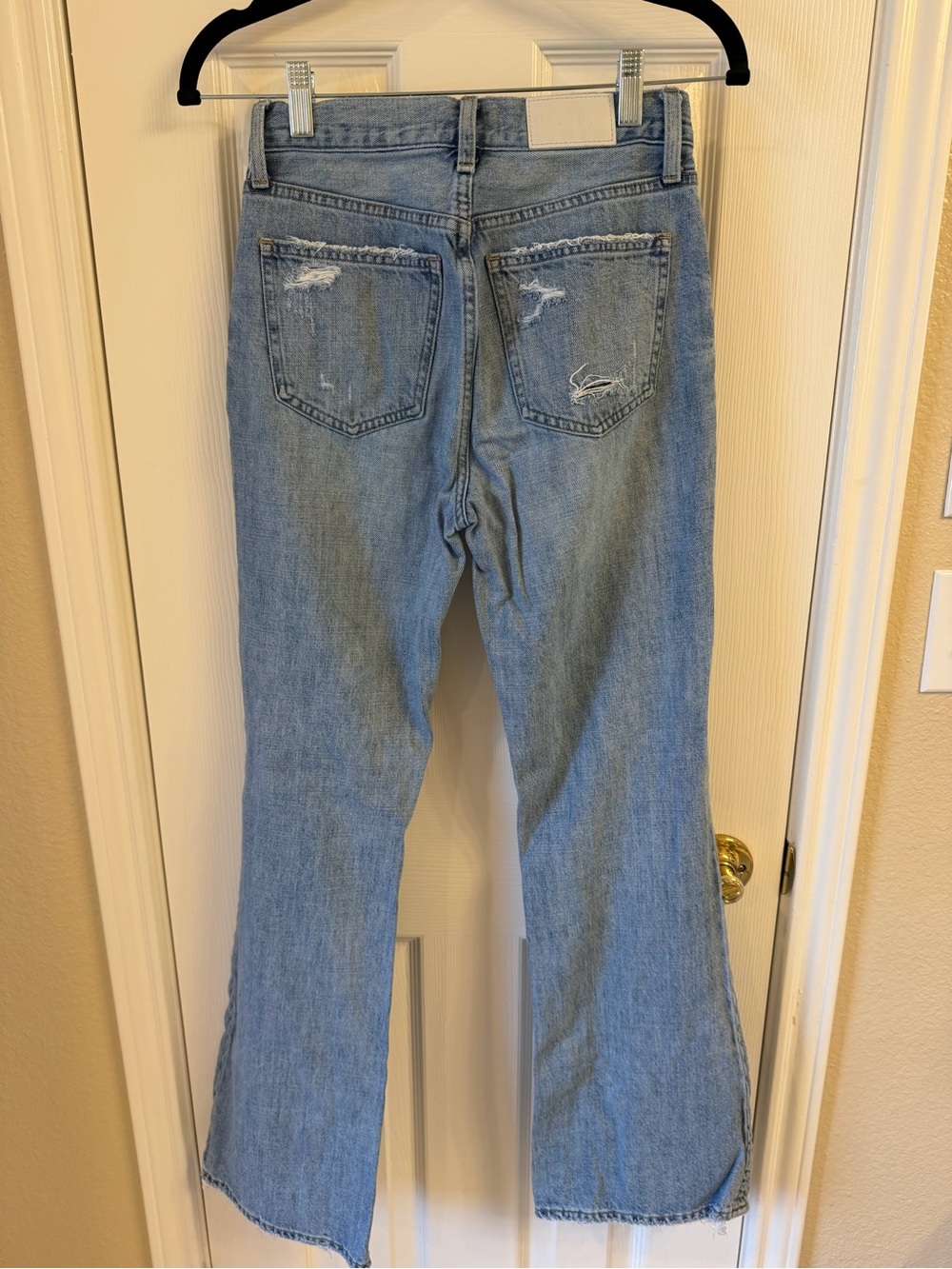 Pistola Women's Light Blue Distressed Jeans - Picture 3 of 4